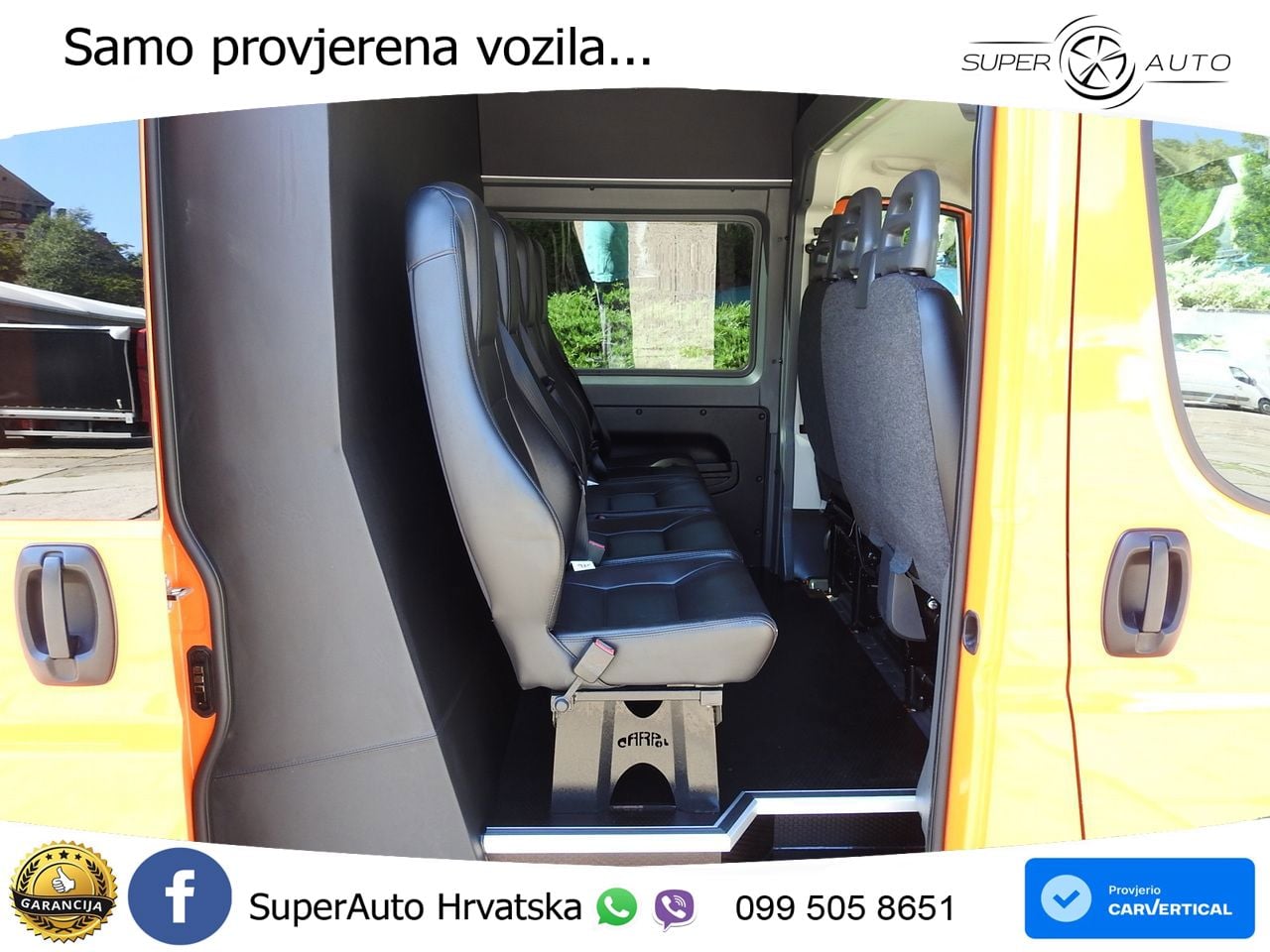 Peugeot BOXER KASTENWAGEN DOPPELKABINE 7 SITZE 120 KS