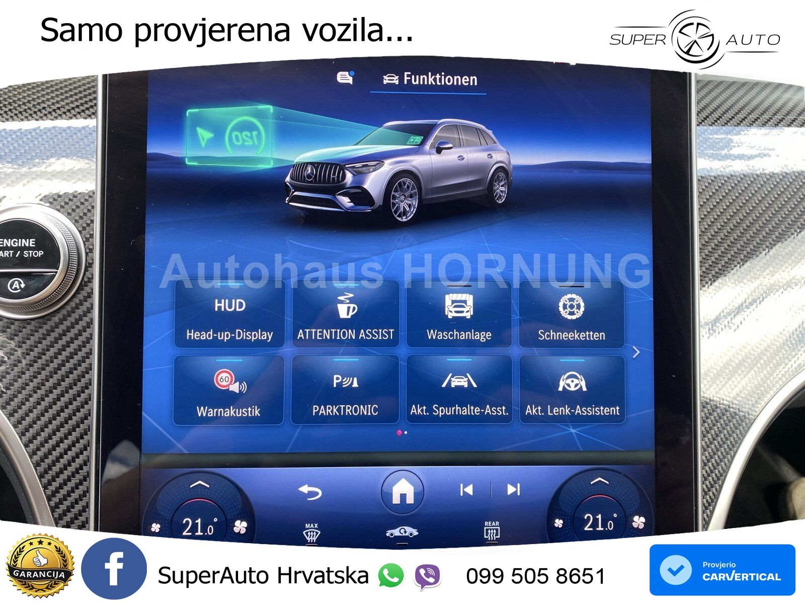 Mercedes AMG GLC 53 (449 KS) 4MATIC+ AMG SPEEDSHIFT TCT 9G ACC+HEAD+GR SJED+360+PANO