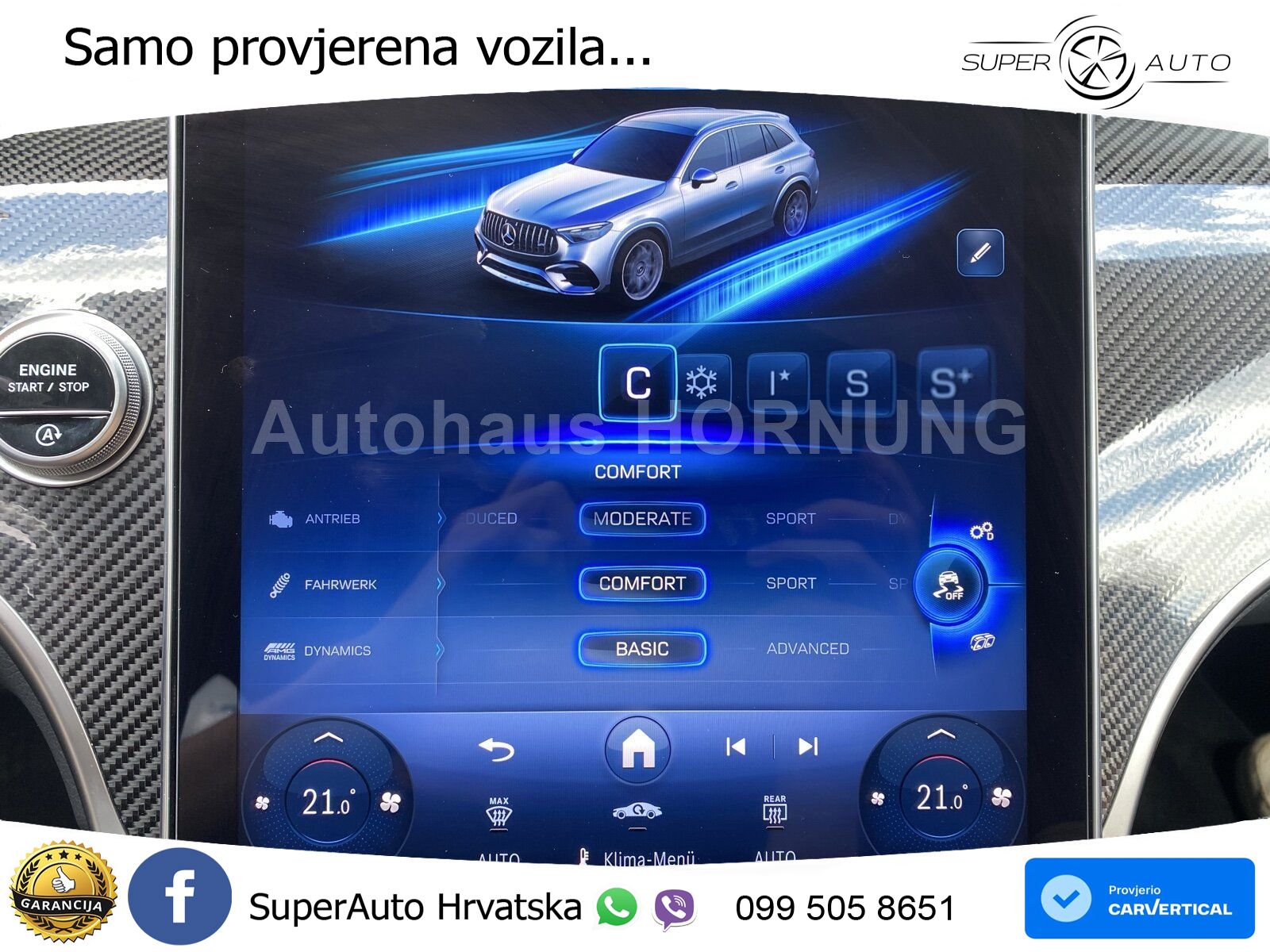 Mercedes AMG GLC 53 (449 KS) 4MATIC+ AMG SPEEDSHIFT TCT 9G ACC+HEAD+GR SJED+360+PANO