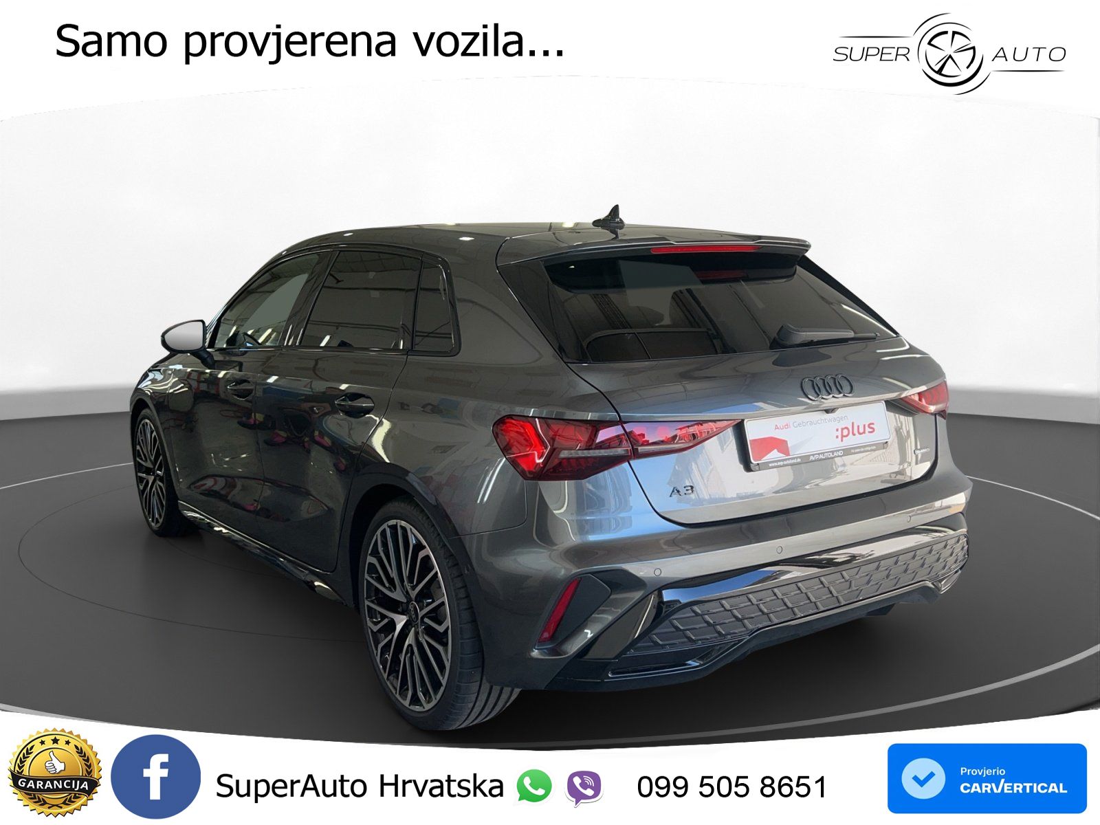 Audi A3 Sportback 40 TFSI (204 KS) quattro S tronic S line LED+GR SJED+ACC
