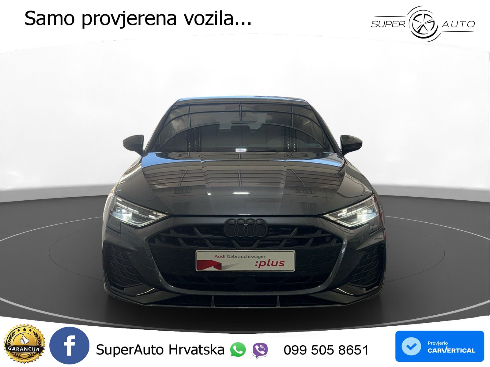 Audi A3 Sportback 40 TFSI (204 KS) quattro S tronic S line LED+GR SJED+ACC