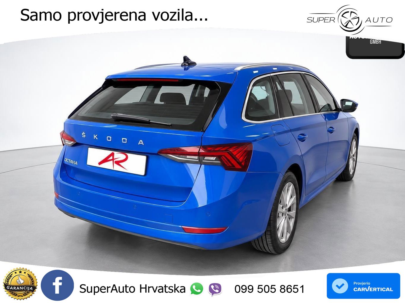 Škoda Octavia Combi 2.0 TDI (150 KS) DSG LED+GR SJED+ACC