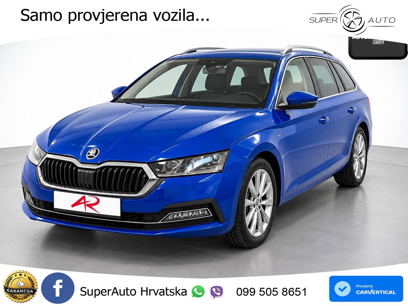 Škoda Octavia Combi 2.0 TDI (150 KS) DSG LED+GR SJED+ACC