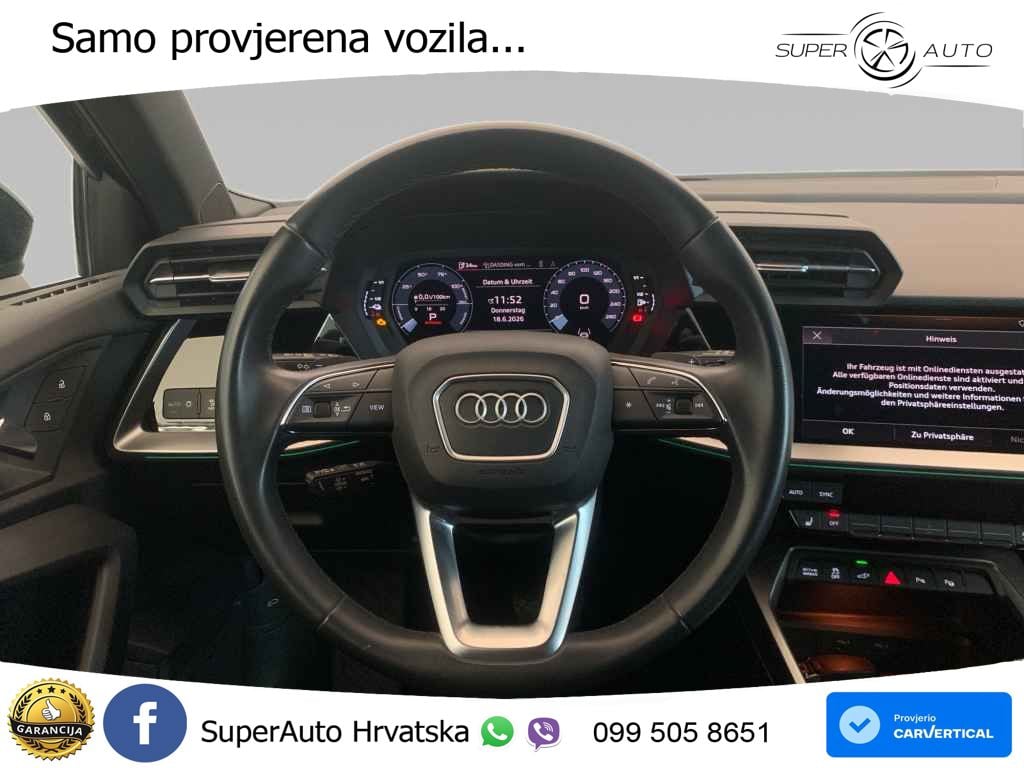 Audi A3 40 TFSIe (204 KS) S tronic LED+GR SJED+ACC
