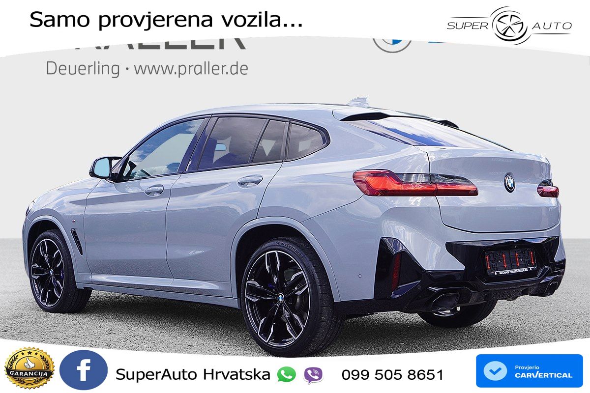 BMW X4 M40d (340 KS) xDrive Steptronic ACC+HEAD+4xGR SJED+360+PANO