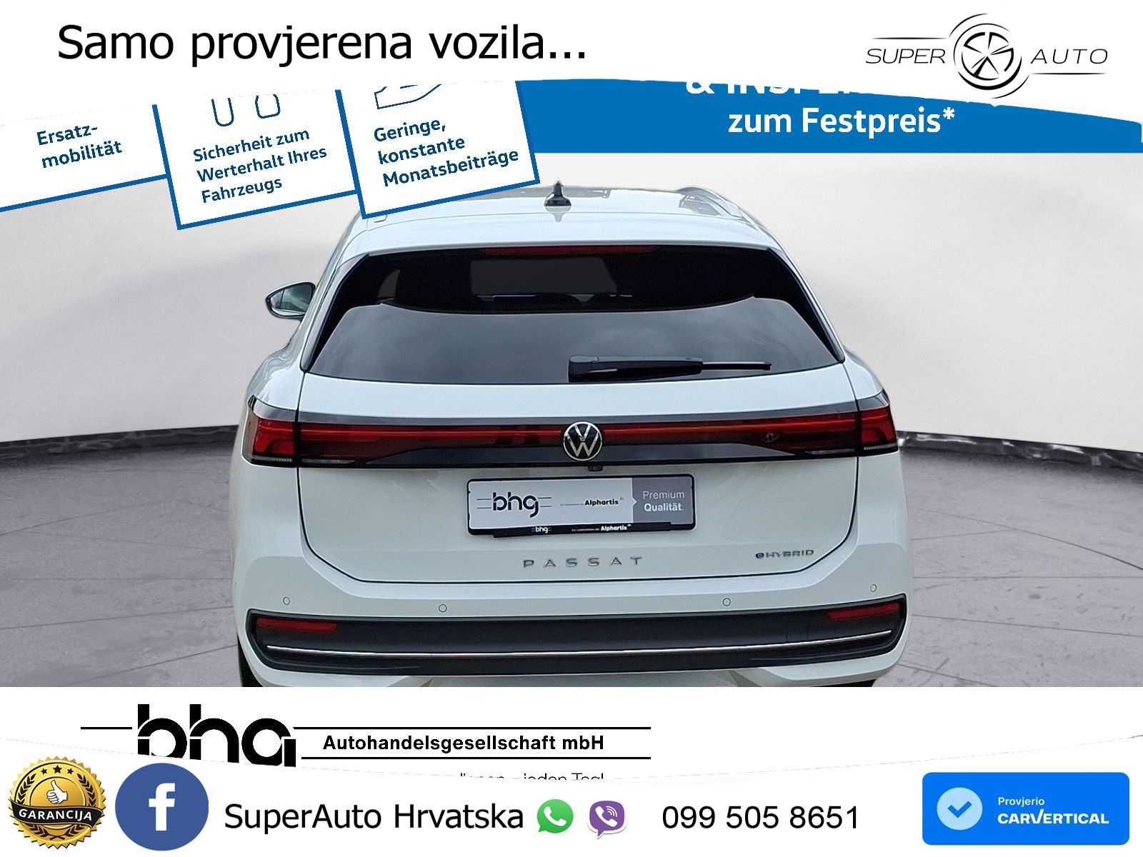 Volkswagen Passat Variant 1.5 TSI (204 KS) eHybrid DSG Business LED+GR SJED+ACC