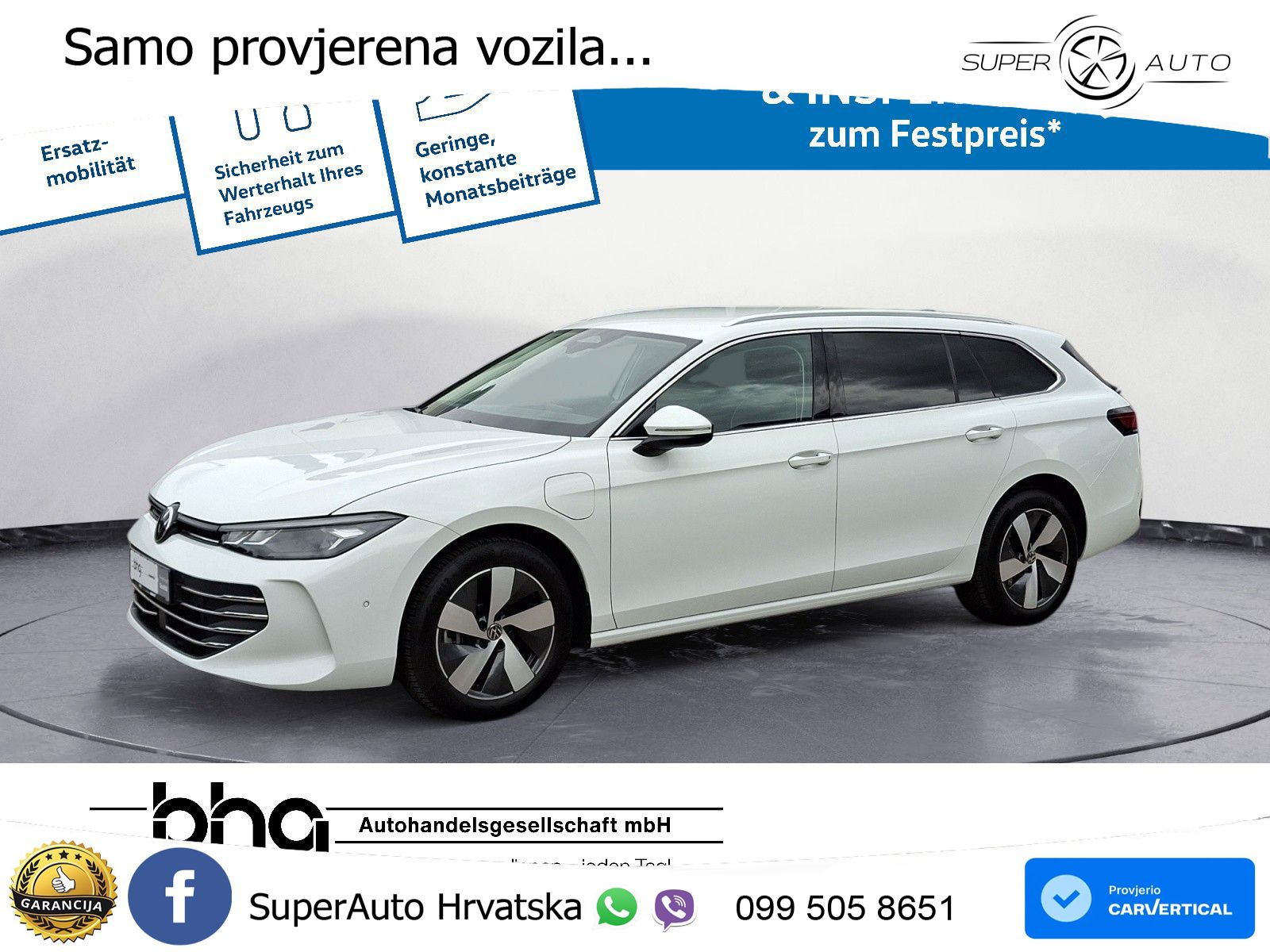Volkswagen Passat Variant 1.5 TSI (204 KS) eHybrid DSG Business LED+GR SJED+ACC