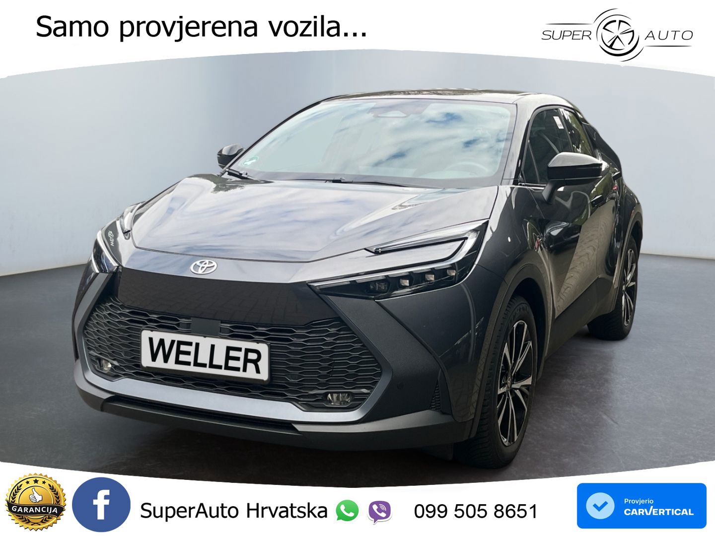 Toyota C-HR 2.0 (223 KS) PHEV e-CVT Teamplayer LED+GR SJED+ACC