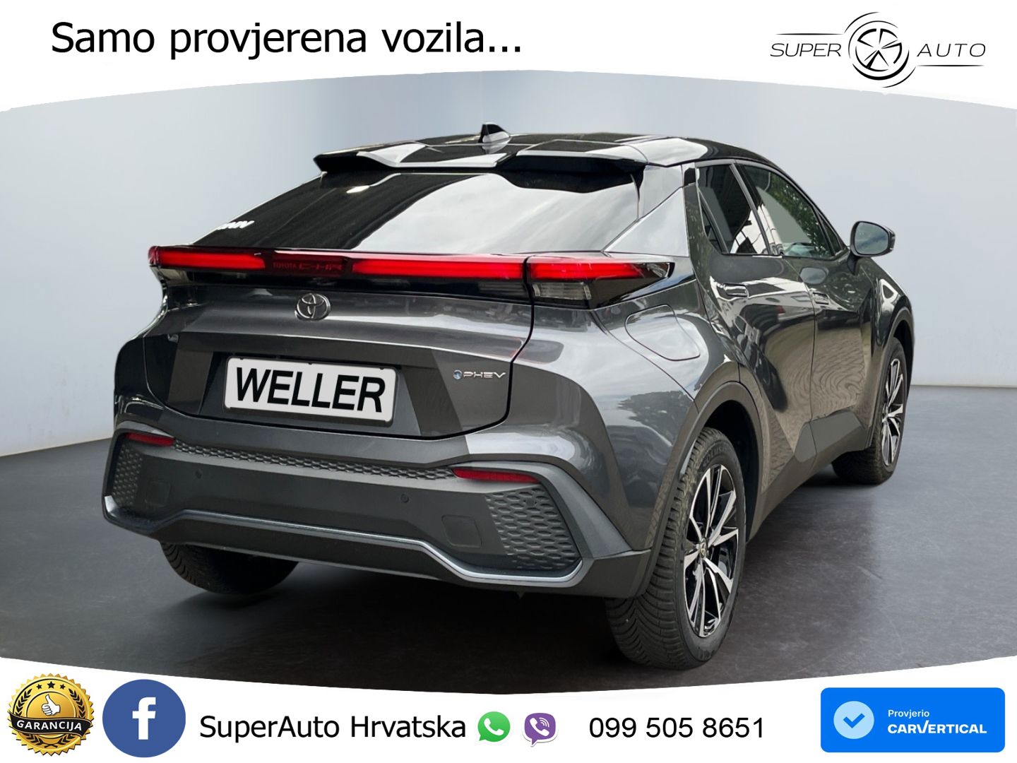Toyota C-HR 2.0 (223 KS) PHEV e-CVT Teamplayer LED+GR SJED+ACC