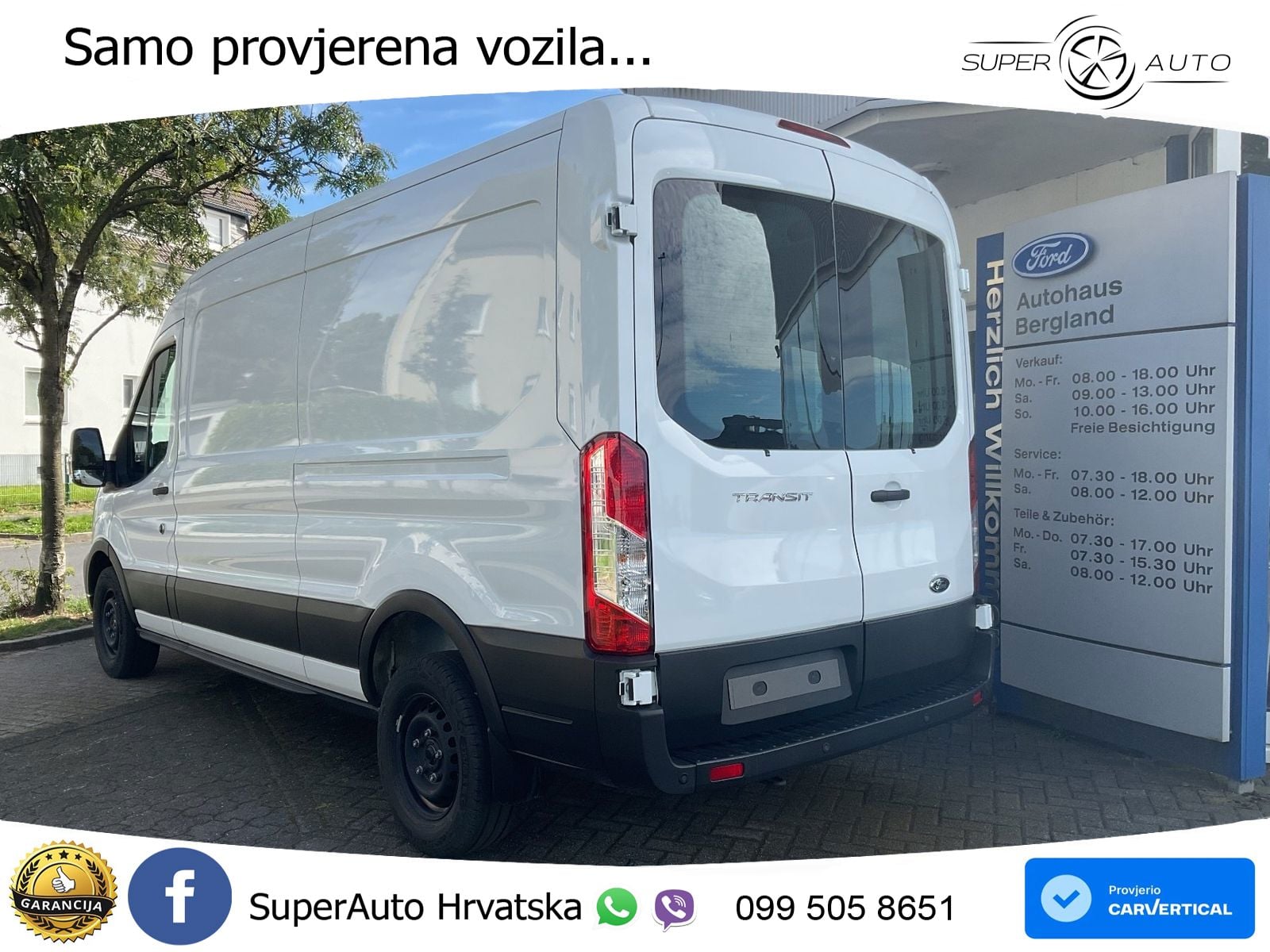 Ford Transit Kastenwagen Trend 350L3 *AC*PDC*AT*WSSHZ 131 KS