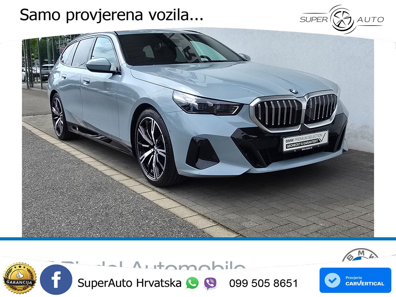 BMW 520d Touring (197 KS) xDrive Steptronic M Sport LED+GR SJED+ACC