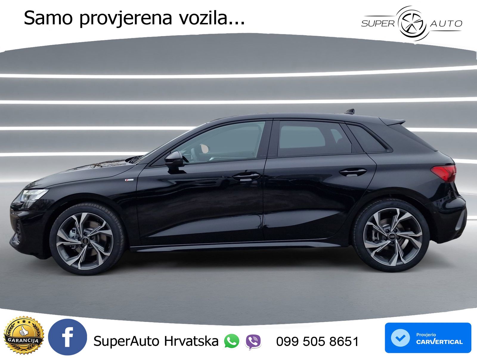 Audi A3 Sportback 40 TFSI (204 KS) quattro S tronic S line LED+GR SJED+ACC