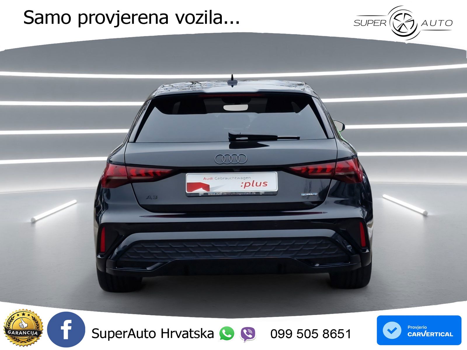 Audi A3 Sportback 40 TFSI (204 KS) quattro S tronic S line LED+GR SJED+ACC