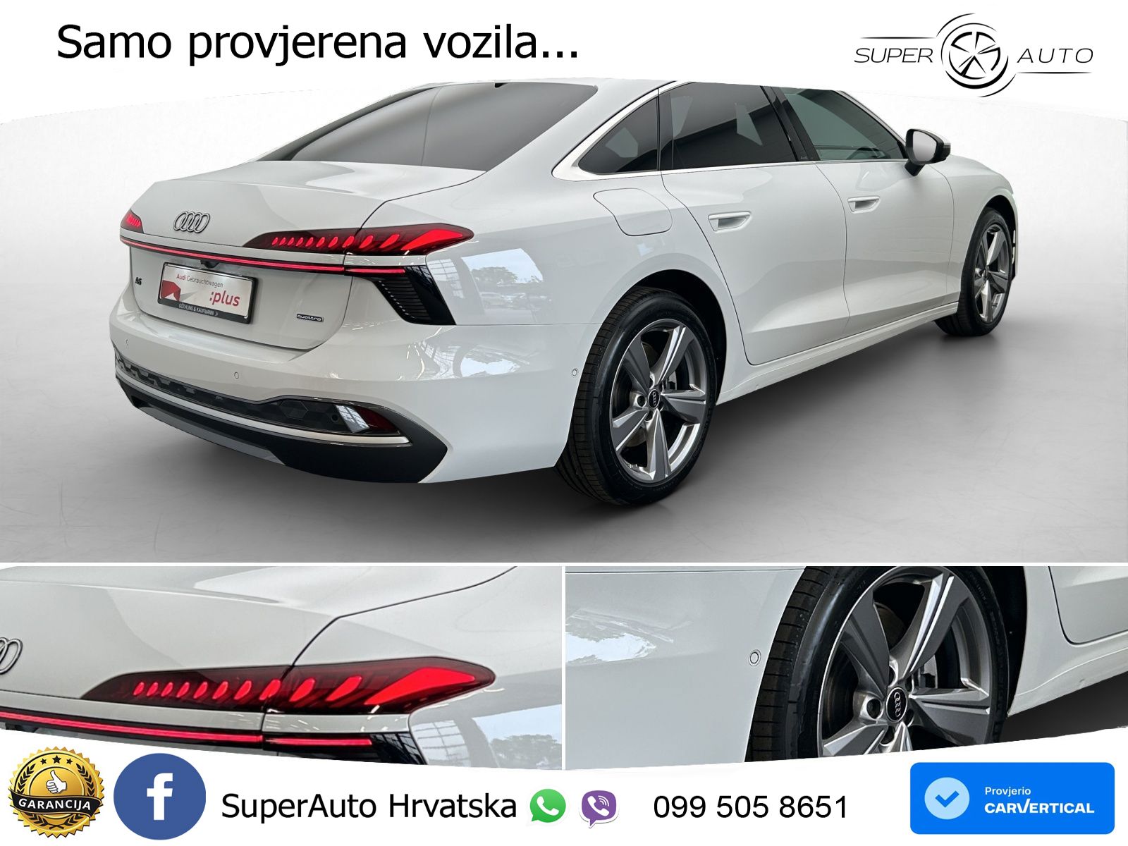 Audi A6 2.0 TDI (204 KS) quattro S tronic S line LED+GR SJED+ACC