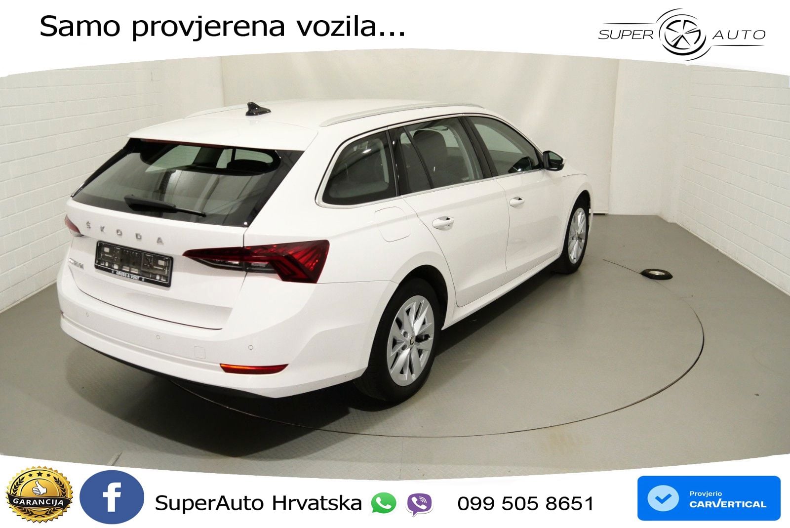 Škoda Octavia Combi 2.0 TDI (150 KS) DSG LED+GR SJED+ACC