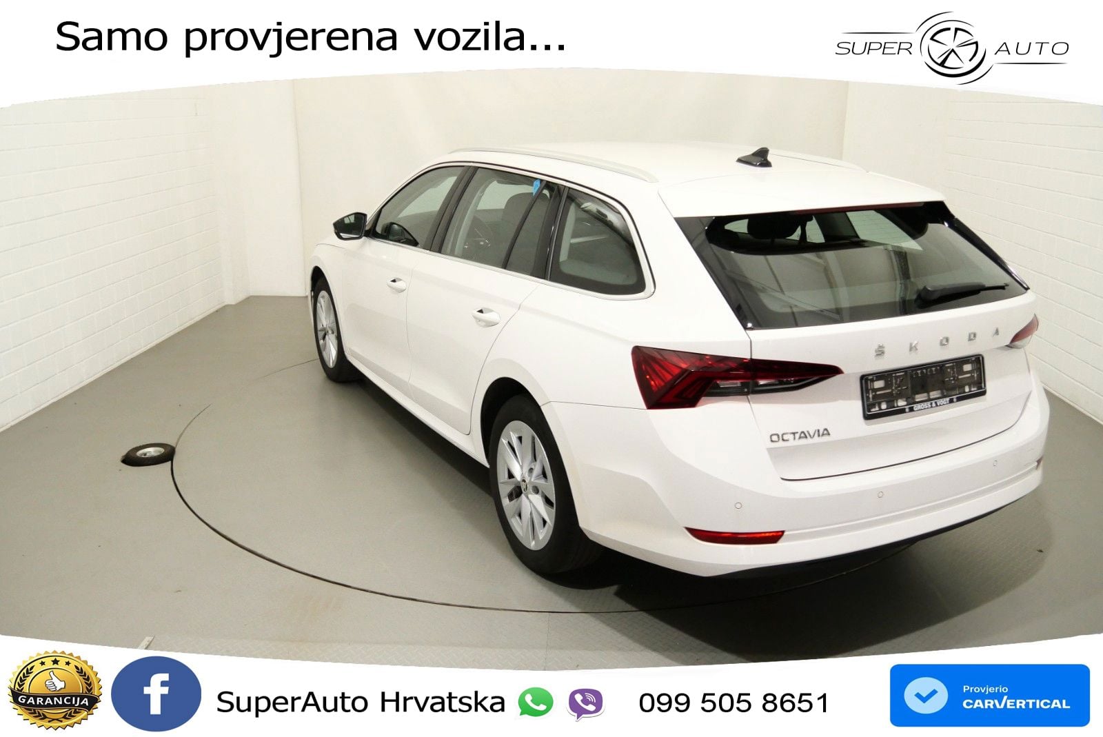 Škoda Octavia Combi 2.0 TDI (150 KS) DSG LED+GR SJED+ACC