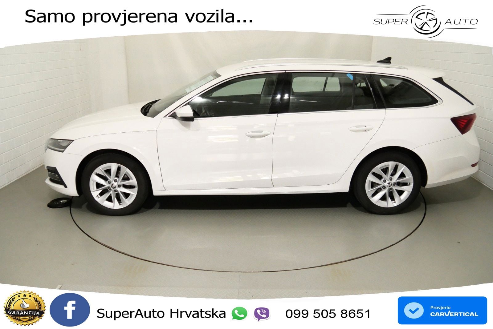 Škoda Octavia Combi 2.0 TDI (150 KS) DSG LED+GR SJED+ACC
