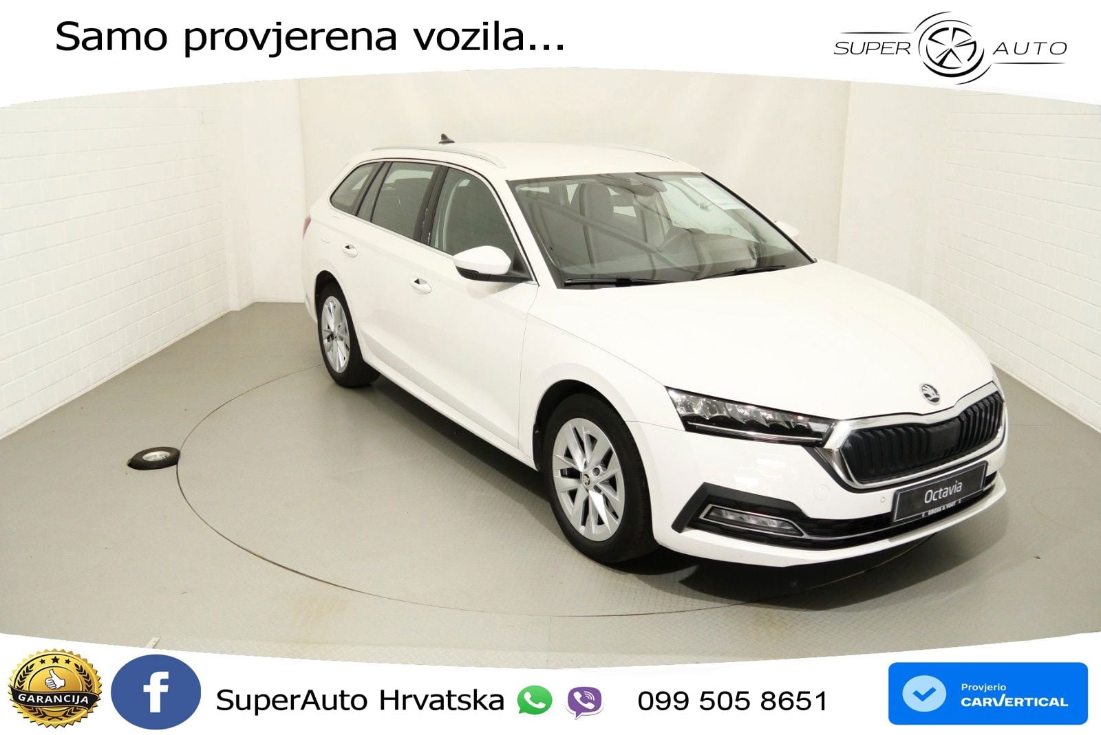 Škoda Octavia Combi 2.0 TDI (150 KS) DSG LED+GR SJED+ACC