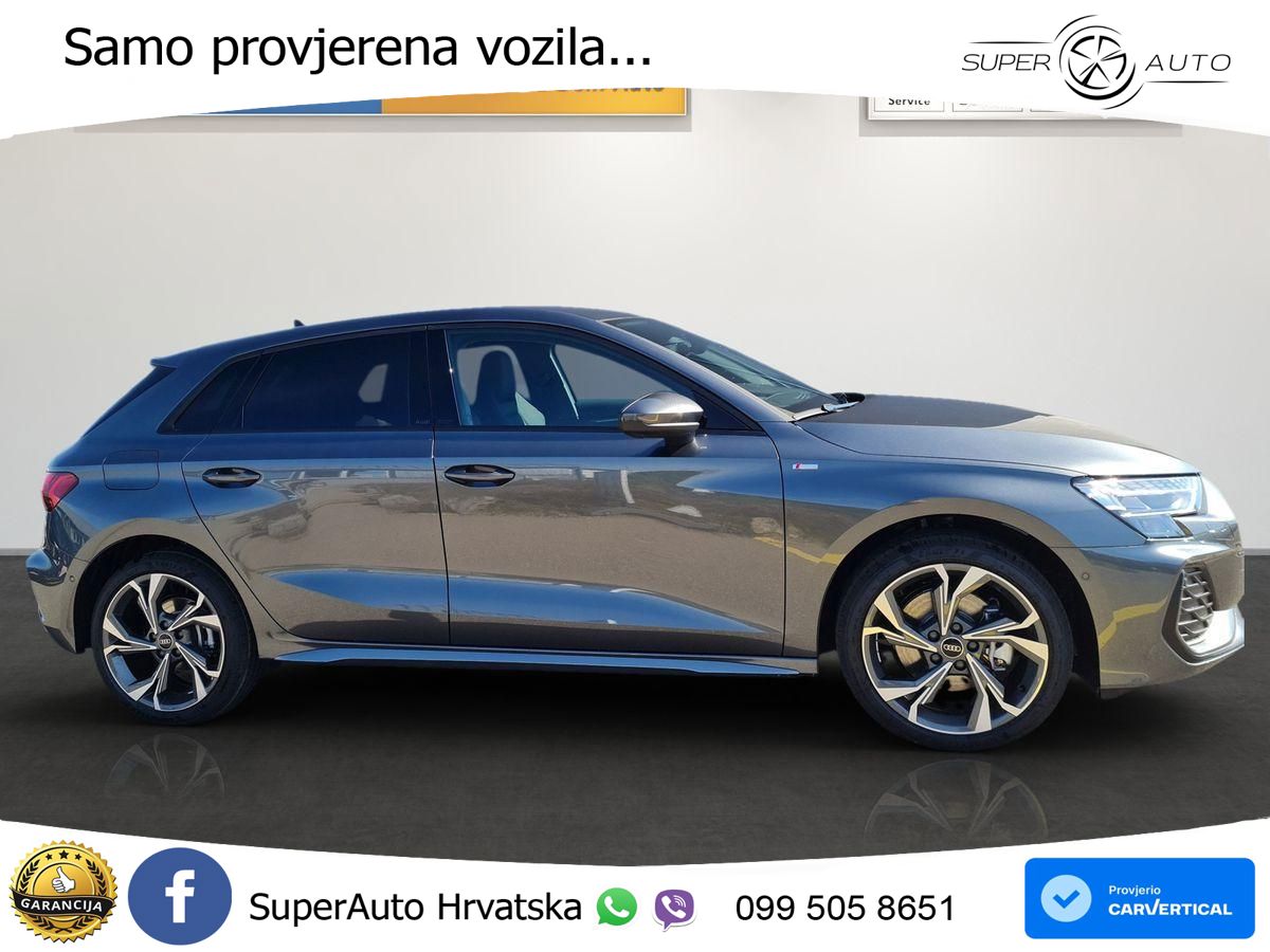 Audi A3 Sportback 40 TFSI (204 KS) quattro S tronic S line LED+GR SJED+ACC