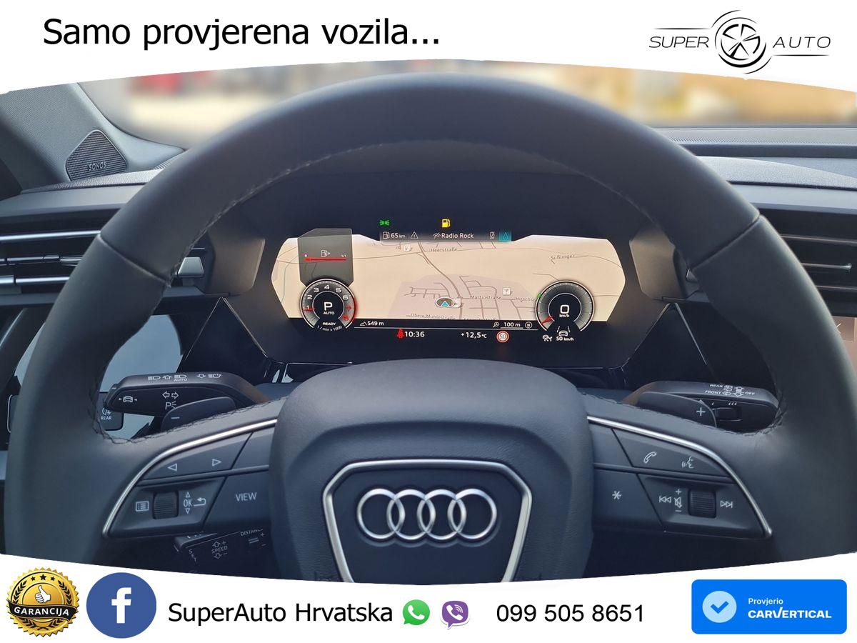 Audi A3 Sportback 40 TFSI (204 KS) quattro S tronic S line LED+GR SJED+ACC