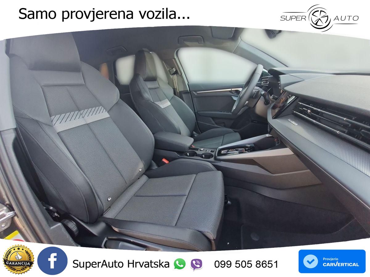 Audi A3 Sportback 40 TFSI (204 KS) quattro S tronic S line LED+GR SJED+ACC