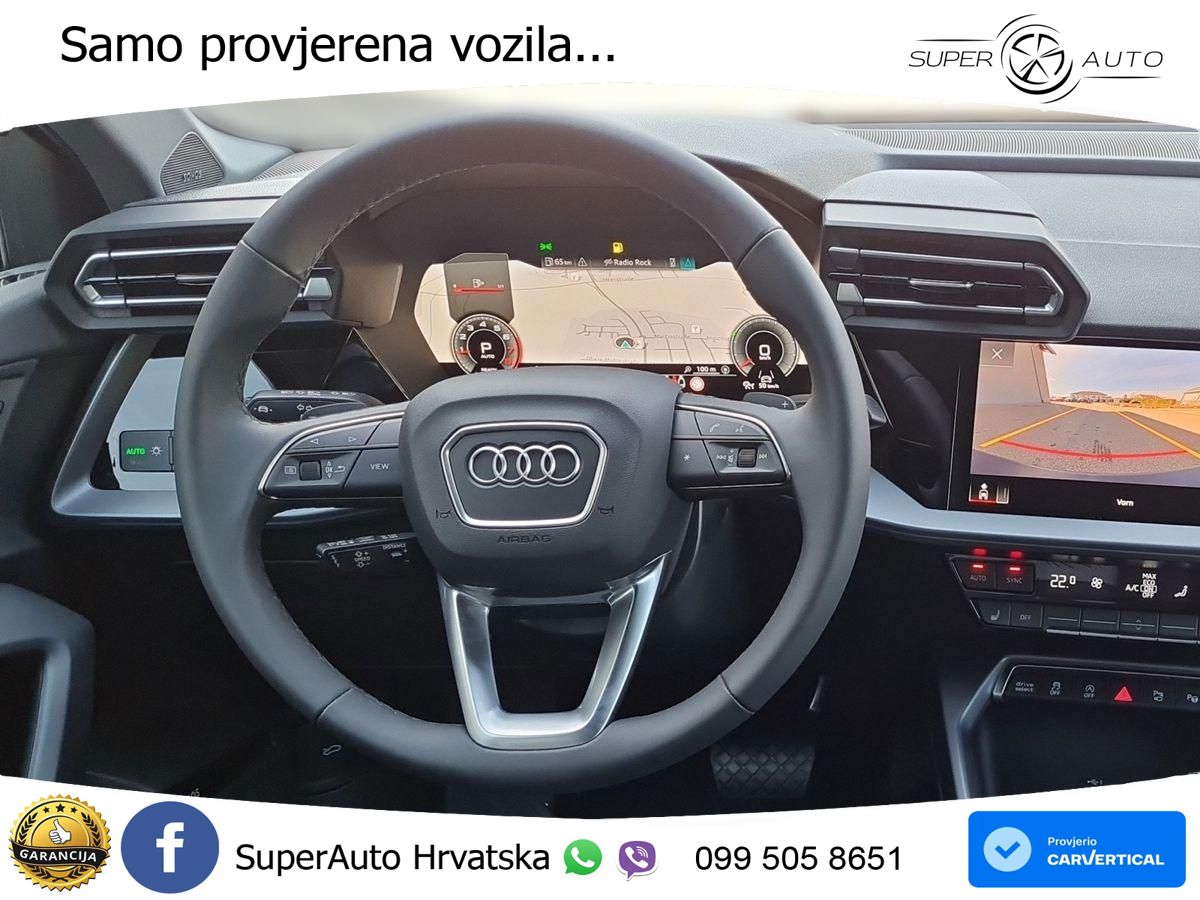Audi A3 Sportback 40 TFSI (204 KS) quattro S tronic S line LED+GR SJED+ACC