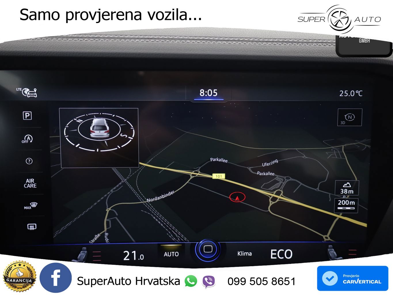 Volkswagen Touareg 3.0 V6 TDI (231 KS) 4MOTION Tiptronic R-Line ZRAČNI+ACC+GR SJED+KAM+PANO