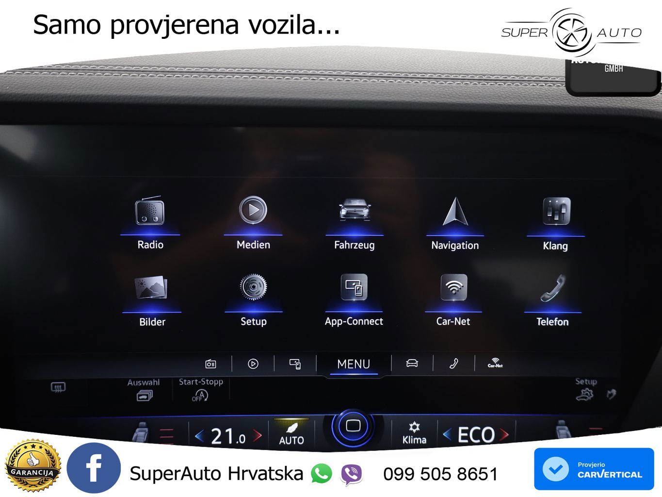 Volkswagen Touareg 3.0 V6 TDI (231 KS) 4MOTION Tiptronic R-Line ZRAČNI+ACC+GR SJED+KAM+PANO
