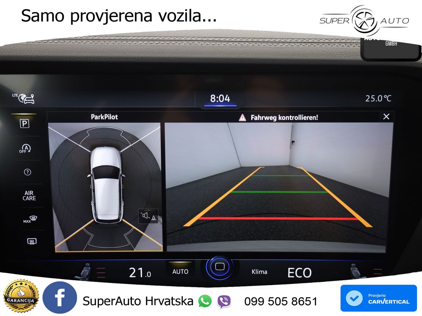 Volkswagen Touareg 3.0 V6 TDI (231 KS) 4MOTION Tiptronic R-Line ZRAČNI+ACC+GR SJED+KAM+PANO