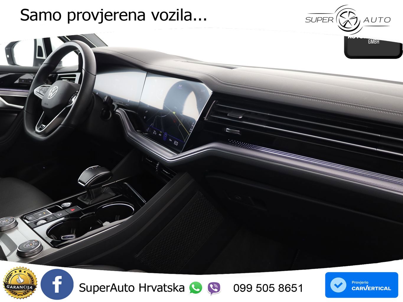 Volkswagen Touareg 3.0 V6 TDI (231 KS) 4MOTION Tiptronic R-Line ZRAČNI+ACC+GR SJED+KAM+PANO