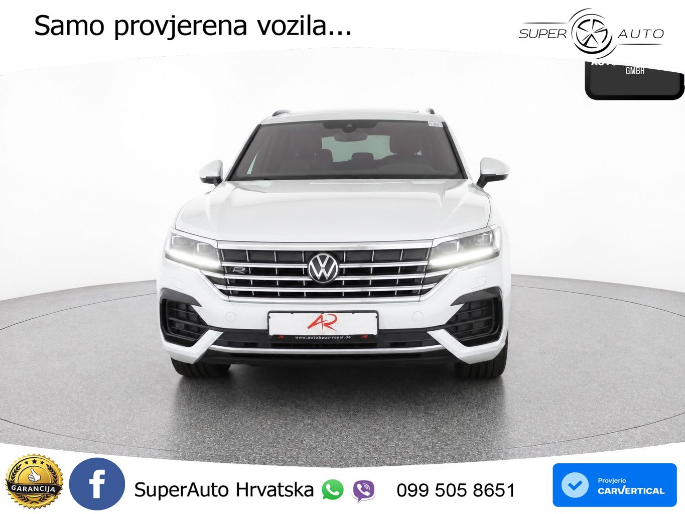 Volkswagen Touareg 3.0 V6 TDI (231 KS) 4MOTION Tiptronic R-Line ZRAČNI+ACC+GR SJED+KAM+PANO