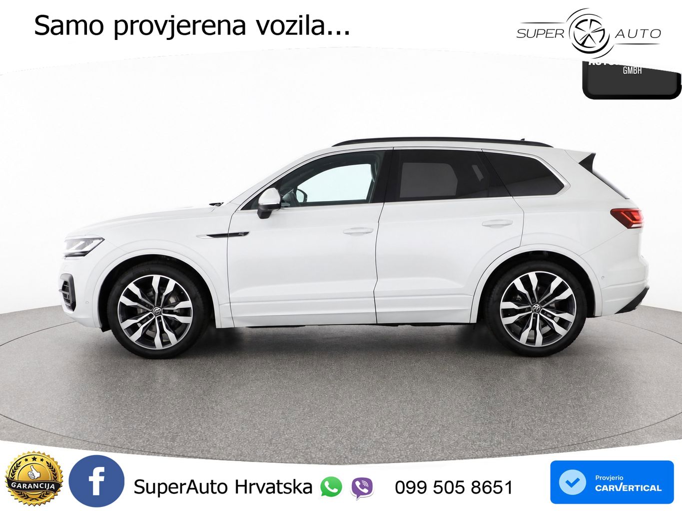 Volkswagen Touareg 3.0 V6 TDI (231 KS) 4MOTION Tiptronic R-Line ZRAČNI+ACC+GR SJED+KAM+PANO