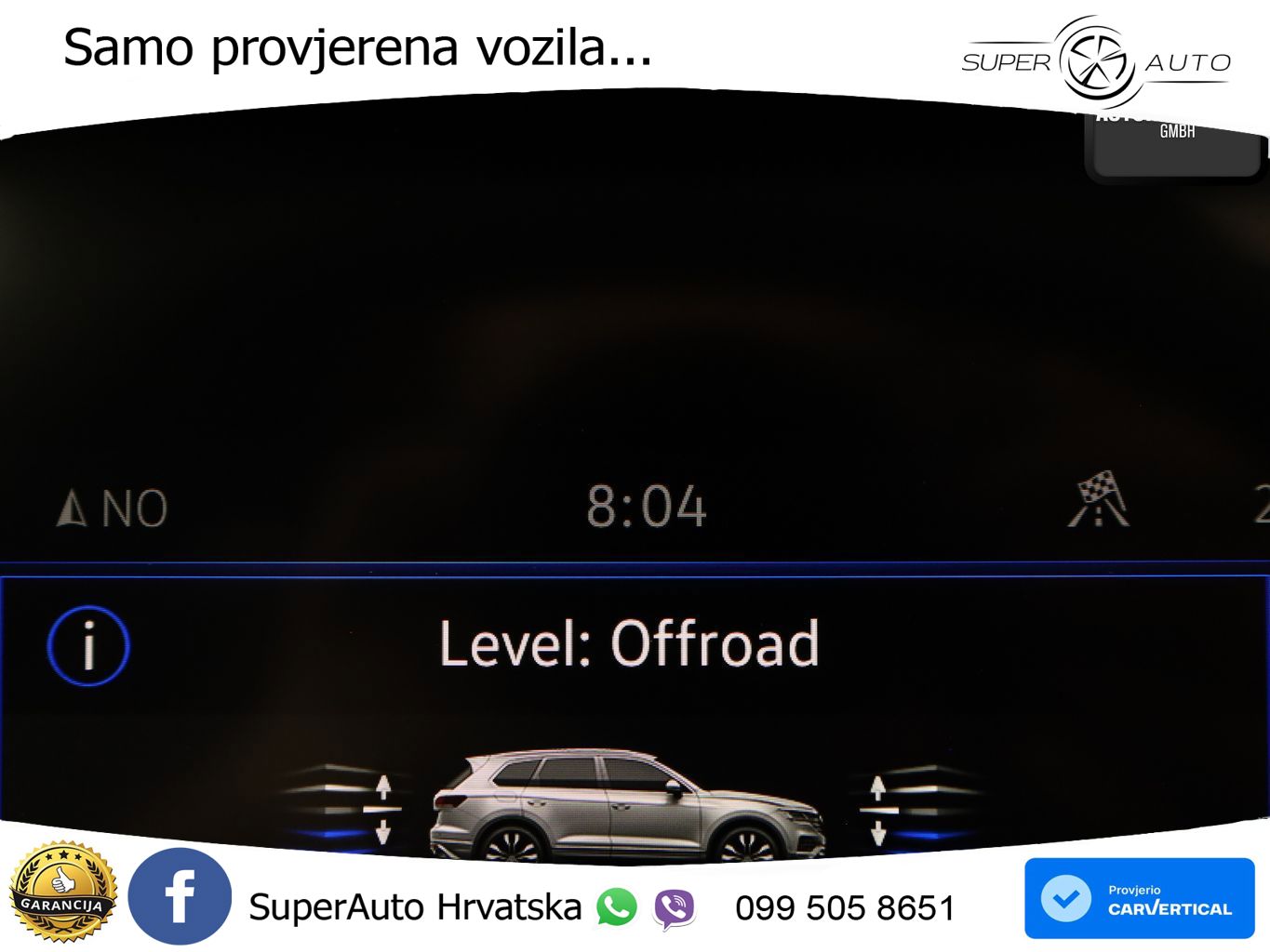 Volkswagen Touareg 3.0 V6 TDI (231 KS) 4MOTION Tiptronic R-Line ZRAČNI+ACC+GR SJED+KAM+PANO