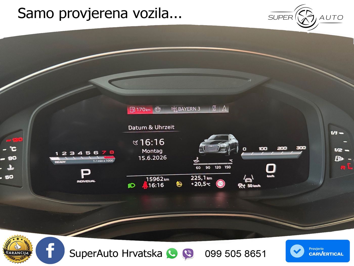 Audi A6 45 TFSI (265 KS) quattro ultra S tronic S line MATRIX+GR SJED+KAM