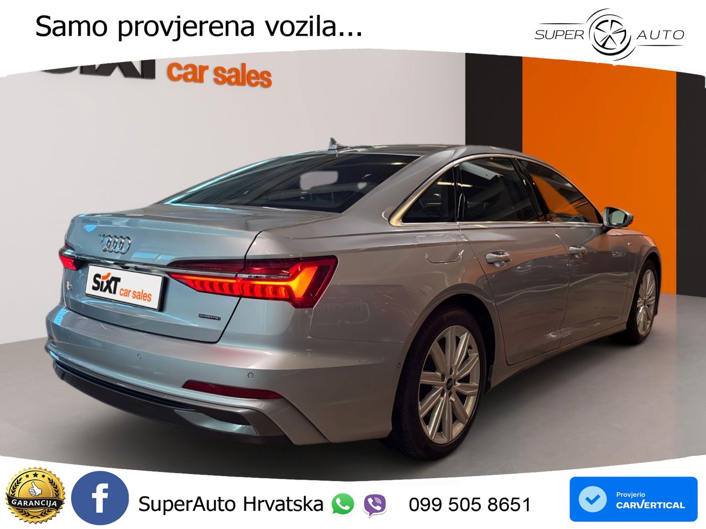 Audi A6 45 TFSI (265 KS) quattro ultra S tronic S line MATRIX+GR SJED+KAM