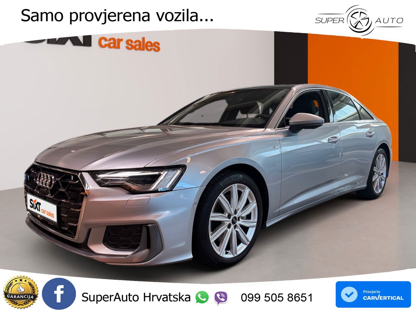 Audi A6 45 TFSI (265 KS) quattro ultra S tronic S line MATRIX+GR SJED+KAM