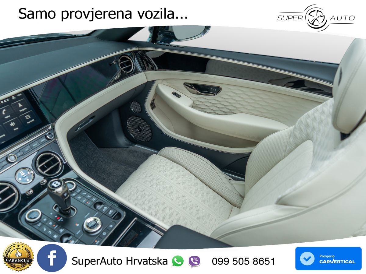 Bentley Continental GTC IV 4.0 V8 TFSi (680 KS) AWD DCT ZRAČNI+ACC+GR SJED+360