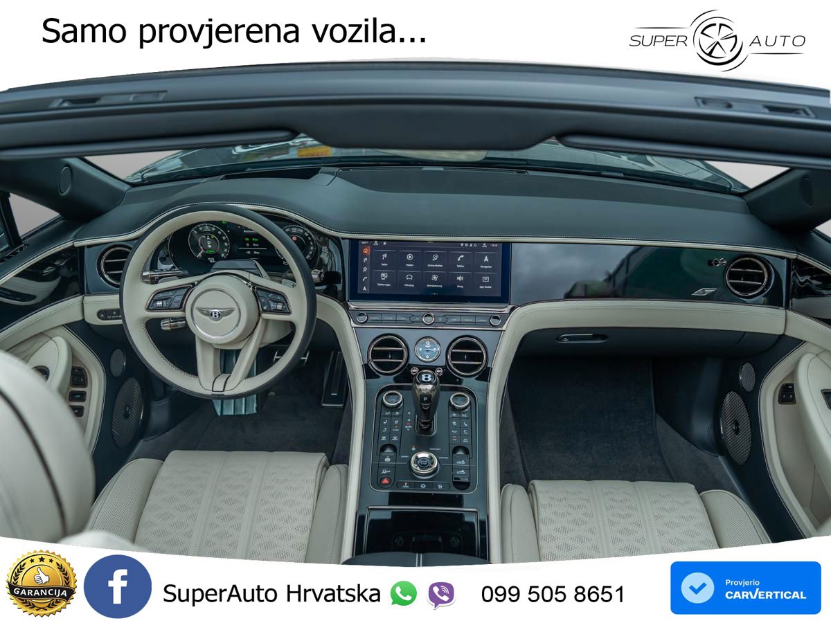 Bentley Continental GTC IV 4.0 V8 TFSi (680 KS) AWD DCT ZRAČNI+ACC+GR SJED+360