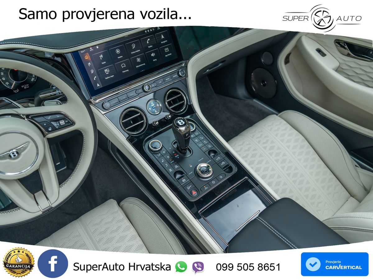 Bentley Continental GTC IV 4.0 V8 TFSi (680 KS) AWD DCT ZRAČNI+ACC+GR SJED+360