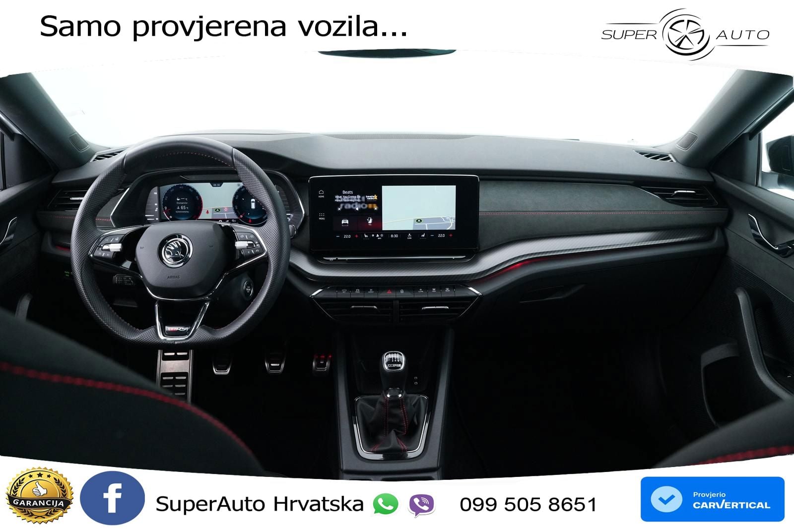 Škoda Octavia Combi RS 2.0 TSI (245 KS) LED+GR SJED+ACC