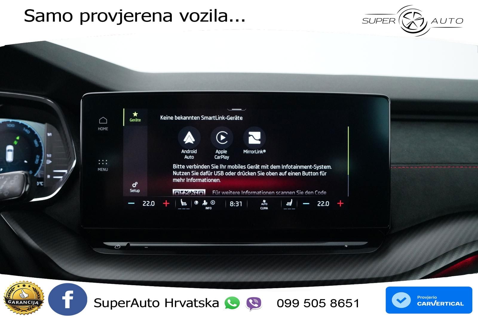 Škoda Octavia Combi RS 2.0 TSI (245 KS) LED+GR SJED+ACC