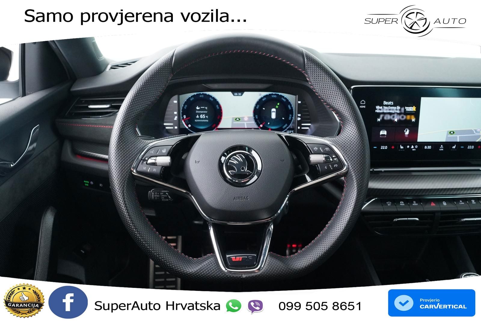 Škoda Octavia Combi RS 2.0 TSI (245 KS) LED+GR SJED+ACC