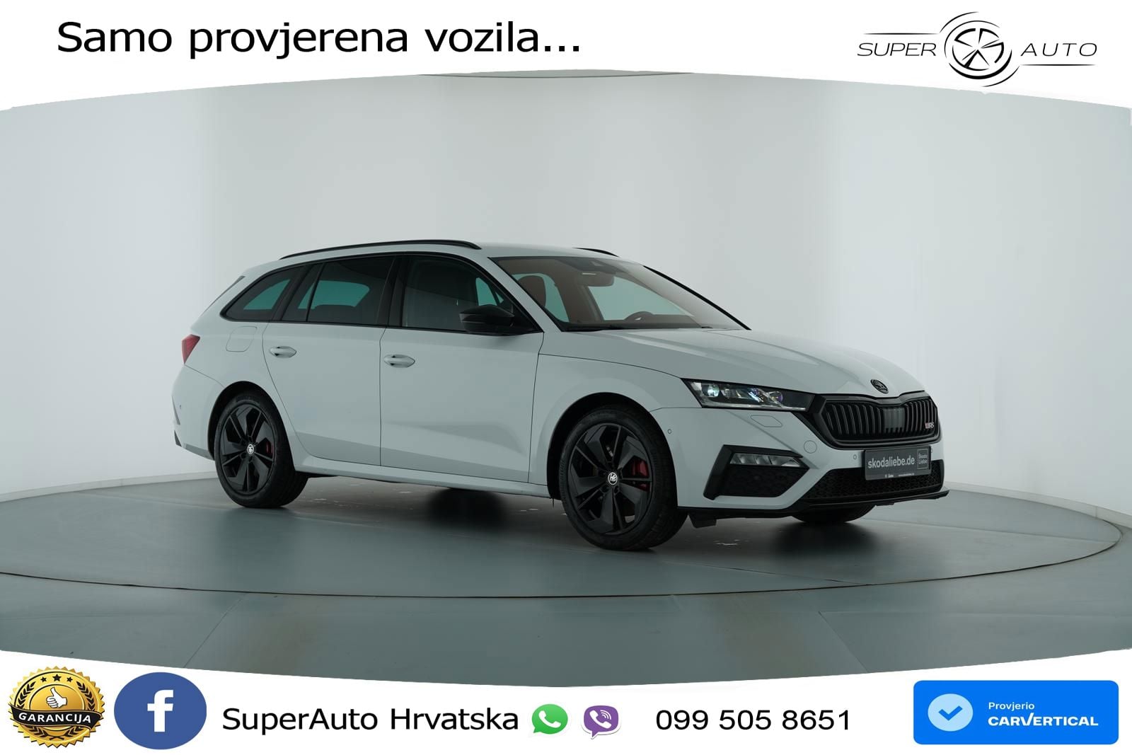 Škoda Octavia Combi RS 2.0 TSI (245 KS) LED+GR SJED+ACC