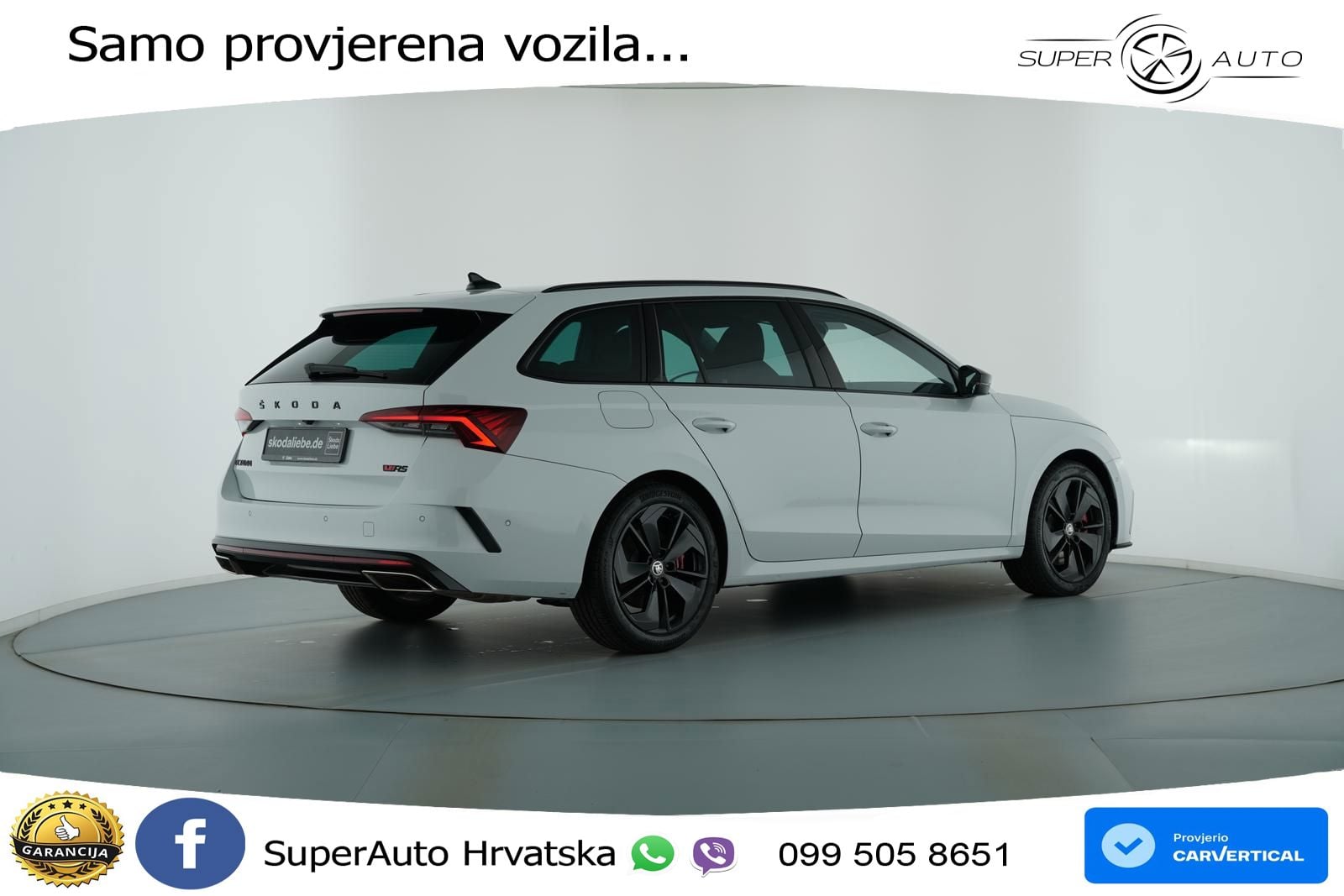Škoda Octavia Combi RS 2.0 TSI (245 KS) LED+GR SJED+ACC