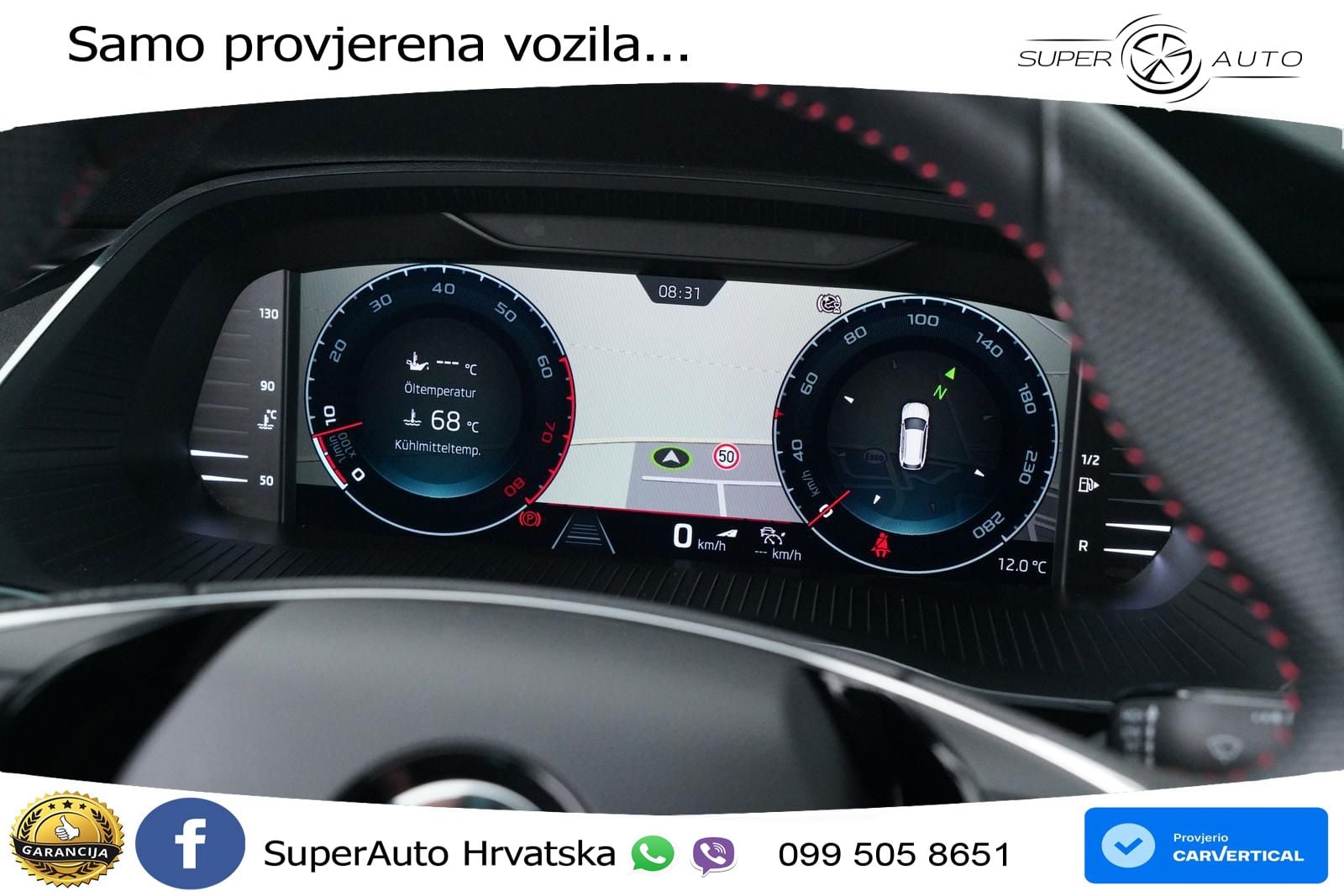 Škoda Octavia Combi RS 2.0 TSI (245 KS) LED+GR SJED+ACC