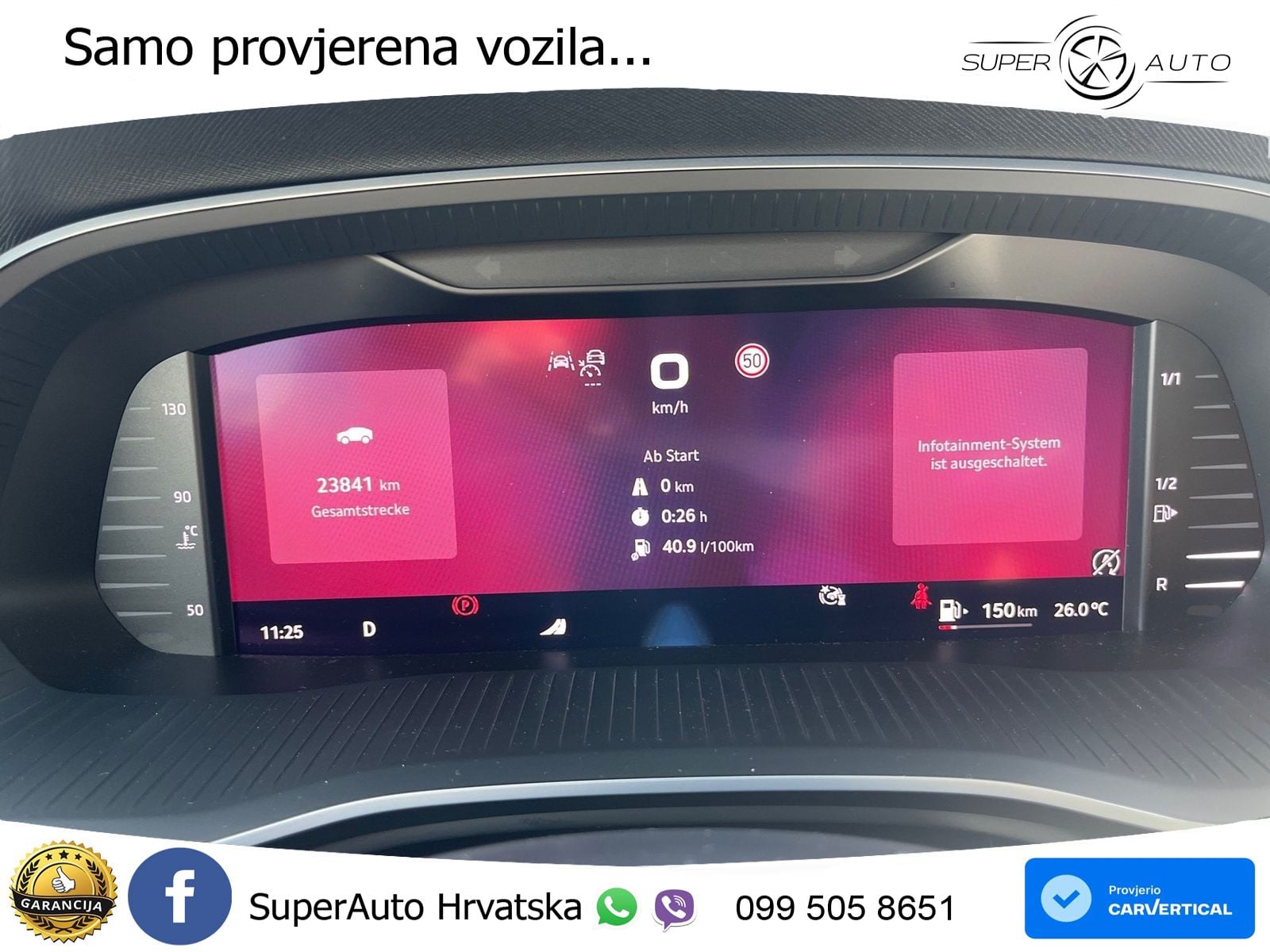 Škoda Octavia Combi 2.0 TDI (150 KS) DSG SportLine LED+GR SJED+ACC
