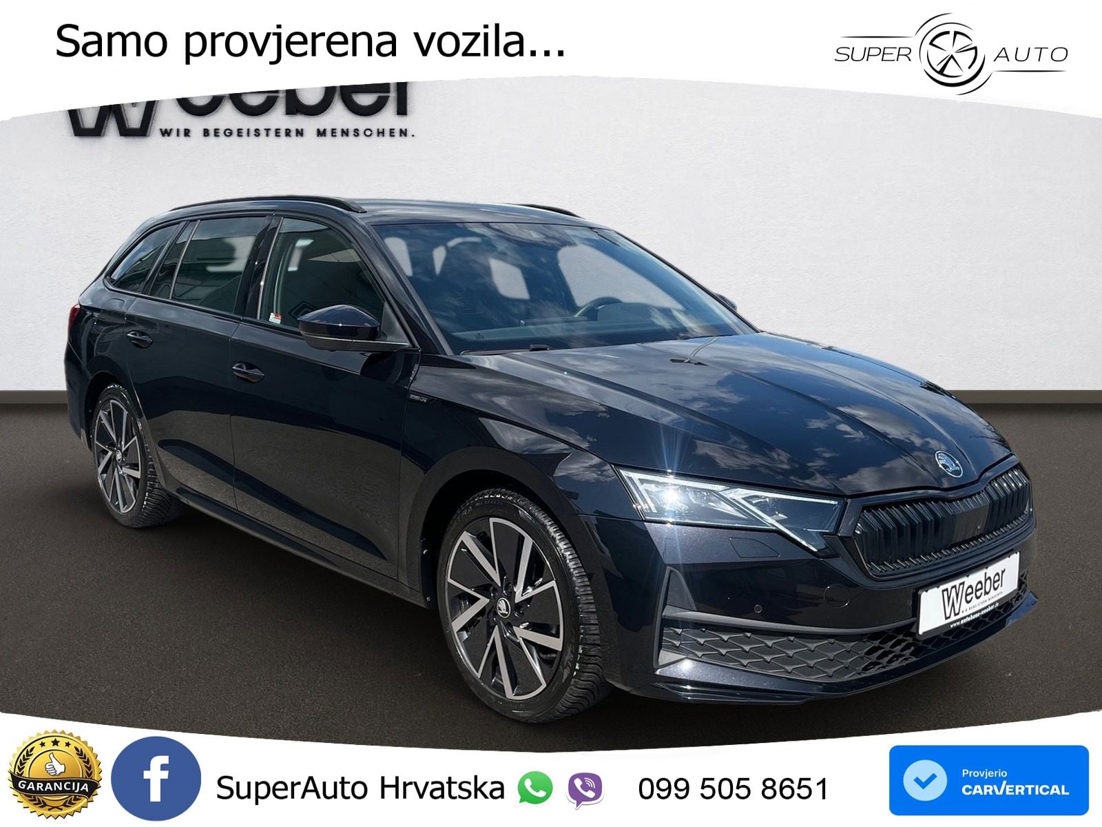 Škoda Octavia Combi 2.0 TDI (150 KS) DSG SportLine LED+GR SJED+ACC