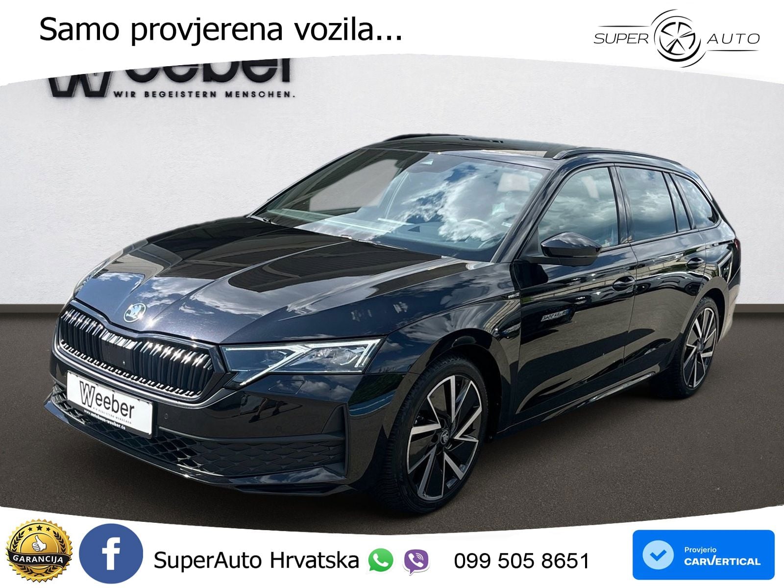 Škoda Octavia Combi 2.0 TDI (150 KS) DSG SportLine LED+GR SJED+ACC