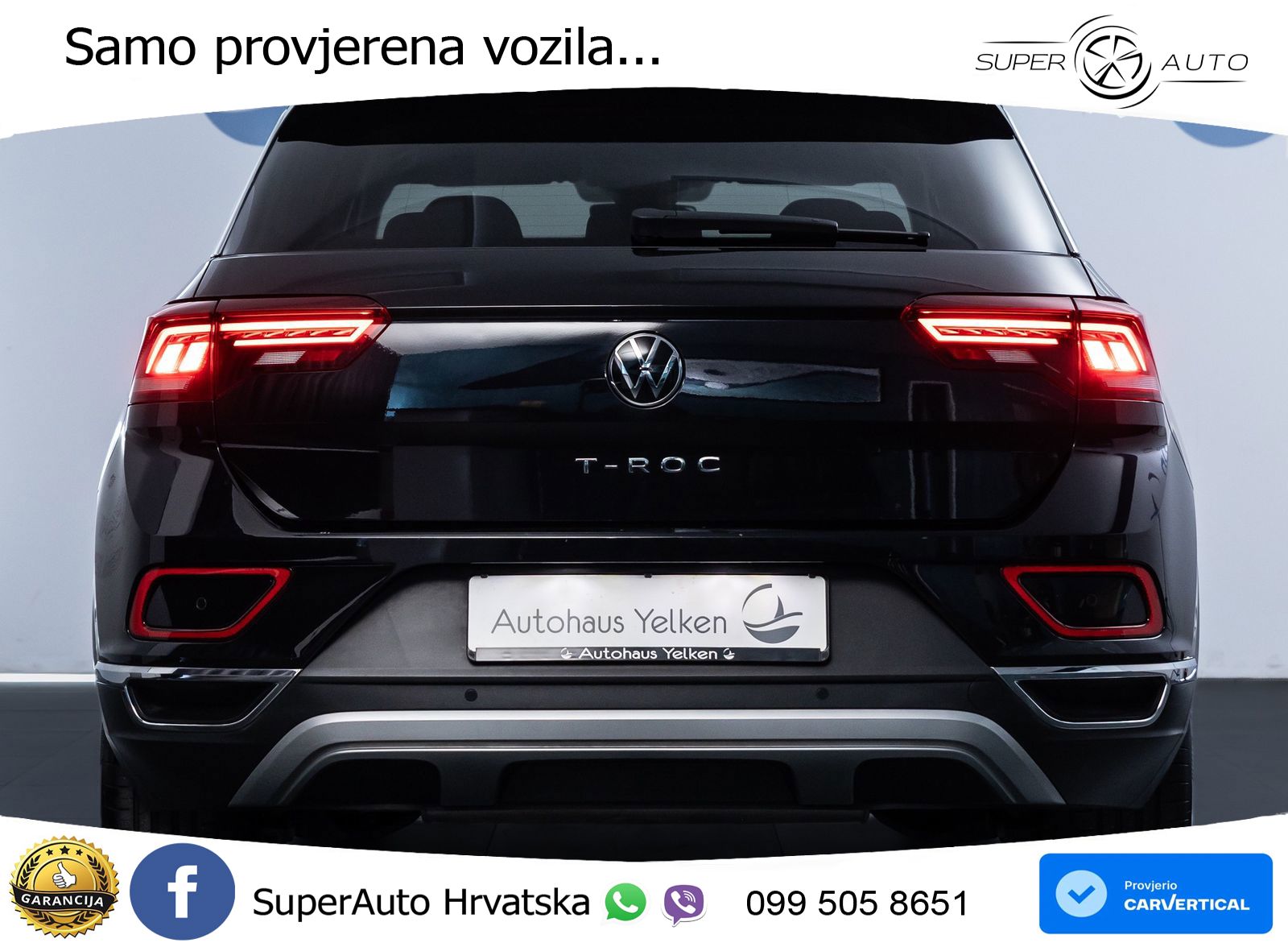 Volkswagen T-Roc 1.5 TSI (150 KS) DSG LED+GR SJED+ACC