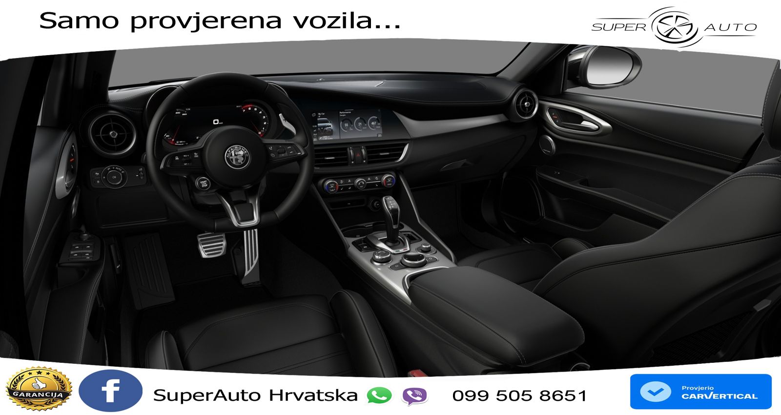 Alfa Romeo Giulia 2.0 Turbo (280 KS) Q4 Automatic LED+GR SJED+ACC